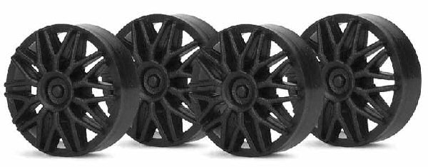 Wheel Inserts BBS type Black for 15.8mm hubs PA03b Slot.it