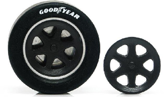 Wheel Inserts Mercedes Sauber Group C PA30 Slot.it