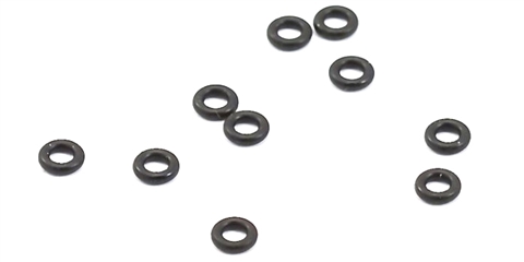 Rubber O-rings 2mm x 1mm (x 10)