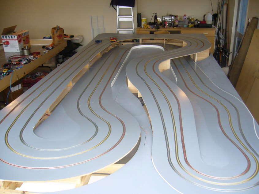 routed slot car track for sale