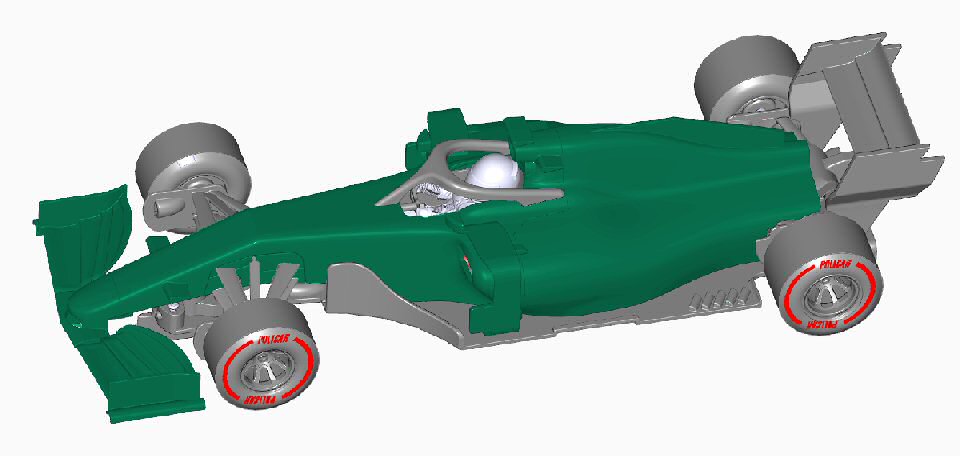Generic Modern F1 CAR07-green by Policar