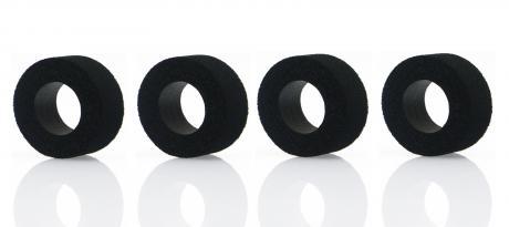 Sponge tyres for 3 hub sizes (x4) PT1209SP30 Slot.it