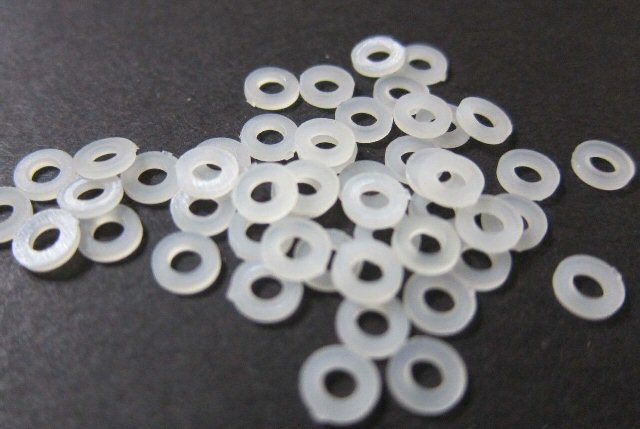 Axle Spacers Nylon 1mm thickness - (x 50)