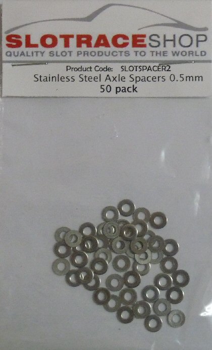 Axle Spacers stainless steel 0.5mm thickness - (x 50)